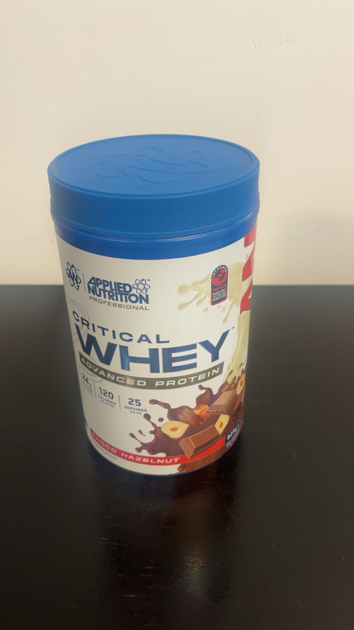 Critical whey chocolat noisettes 827g