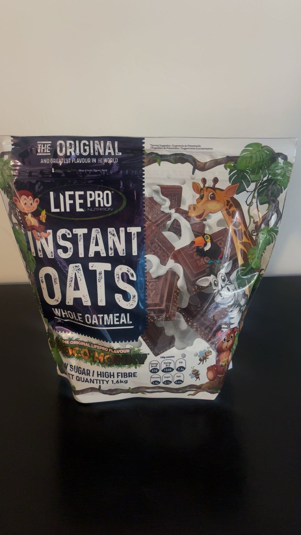 Instant oats 1,6kg choco monky