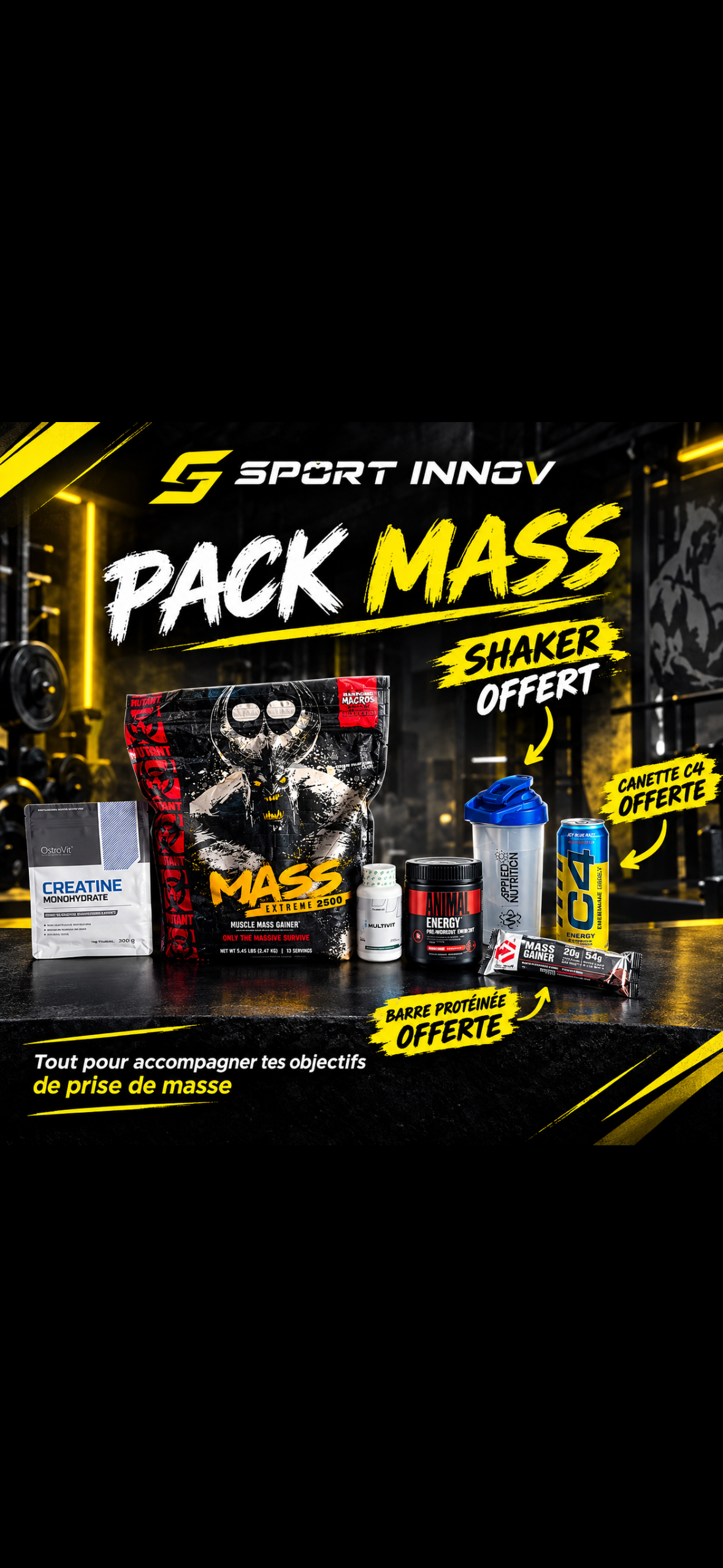 Pack mass